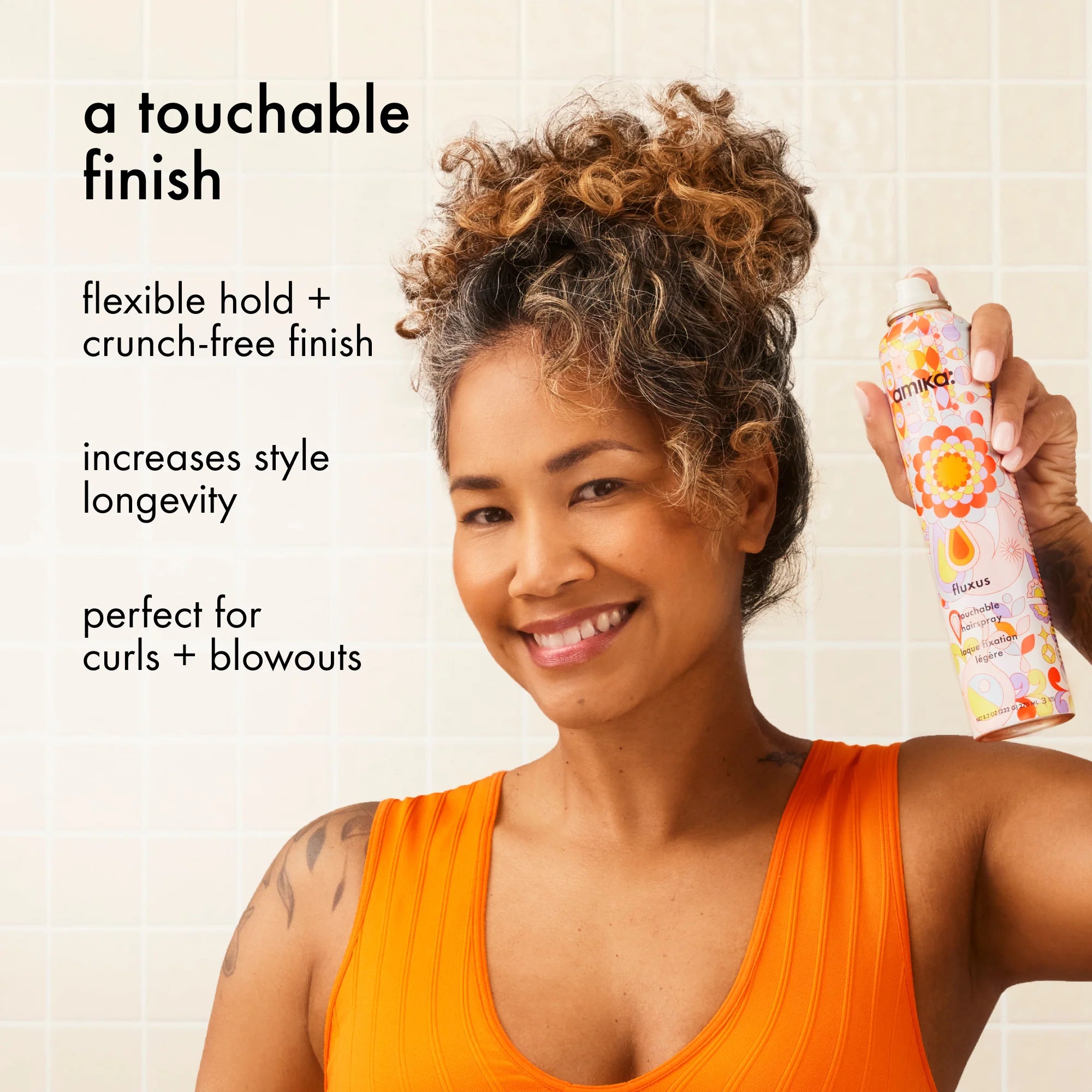 fluxus touchable hairspray