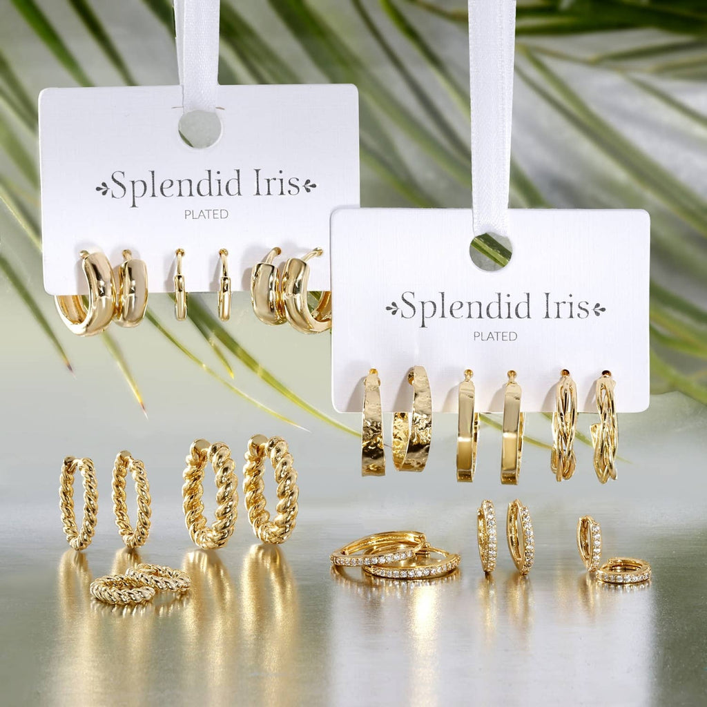 Sale - Set/3 Assorted Textured Hoops