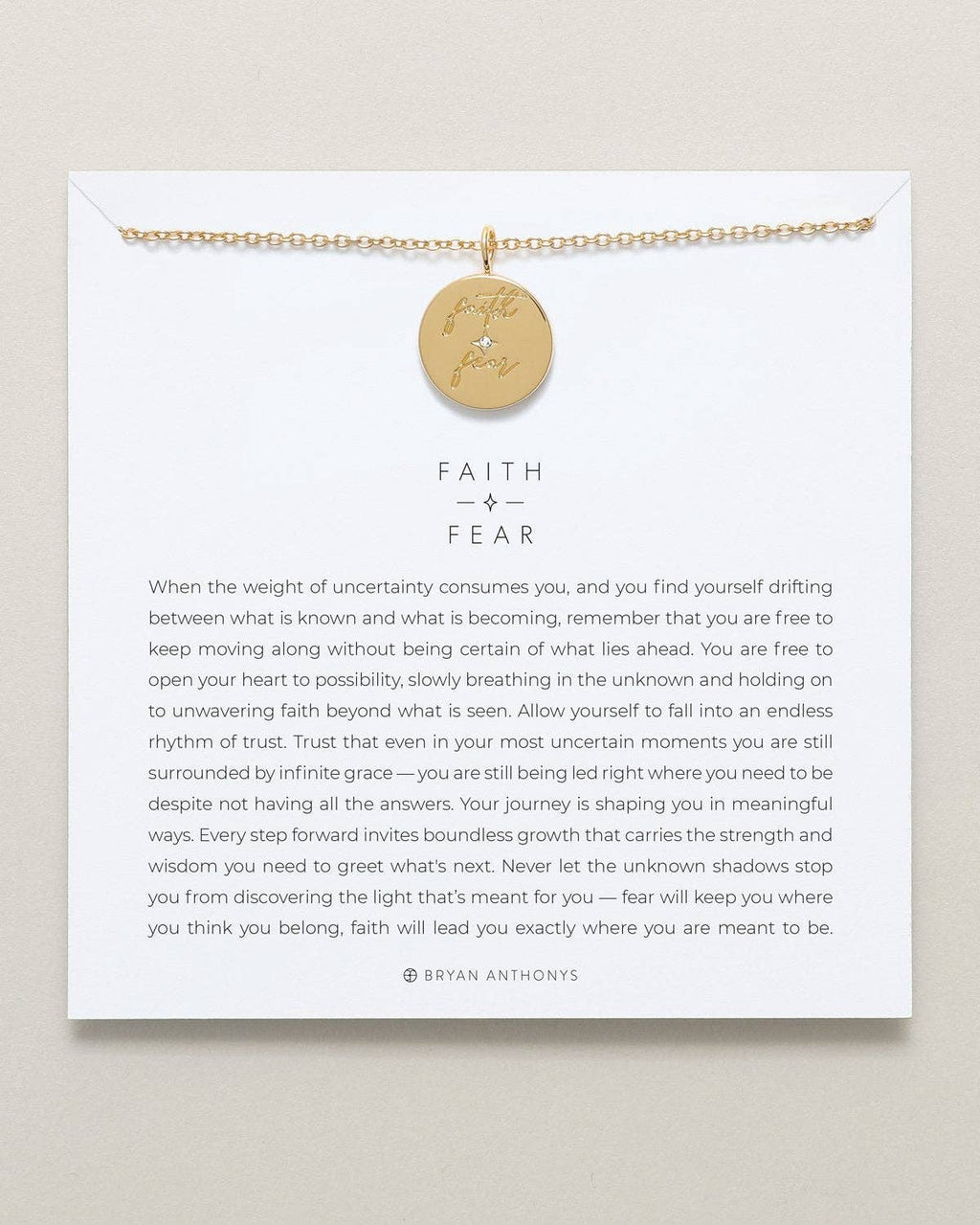 Faith Over Fear Necklace