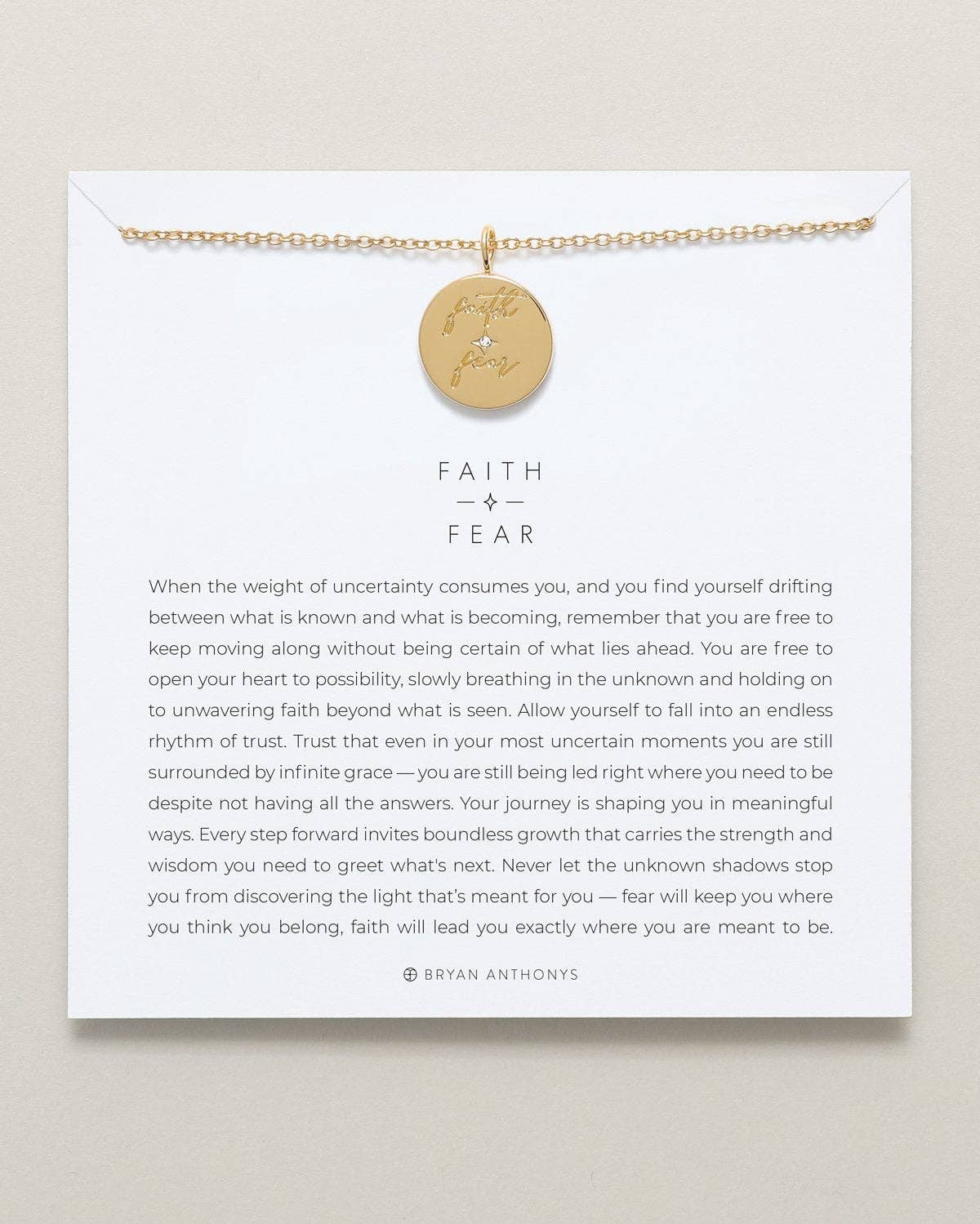 Faith Over Fear Necklace