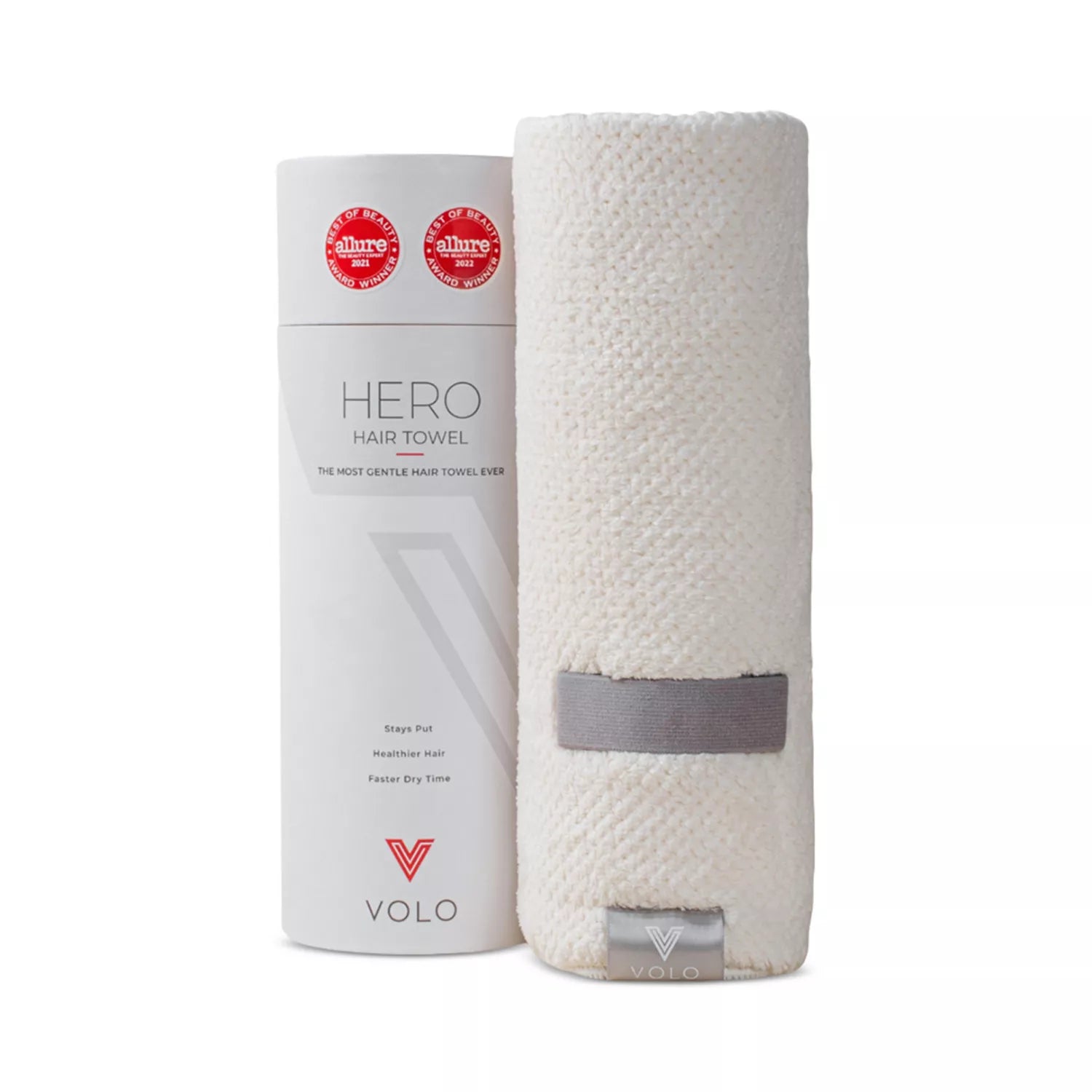 Hero Hair Towel Salt White Luxe