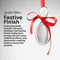 Wet Brush Festive Finish Mini Detangler – Silver
