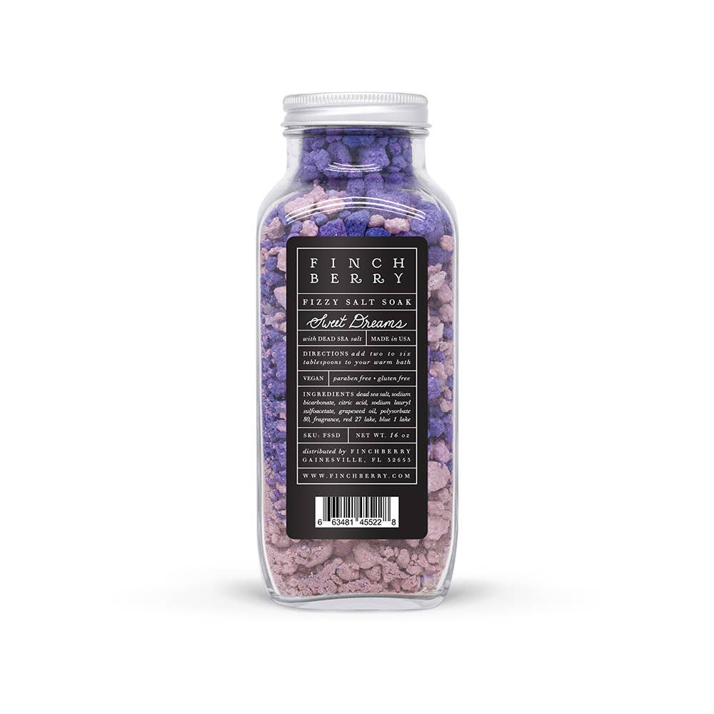 Sweet Dreams Gluten-Free Fizzy Salt  Bath Soak