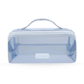 Jelly Cosmetic Bag – Carolina Blue Lay-Flat Makeup Bag