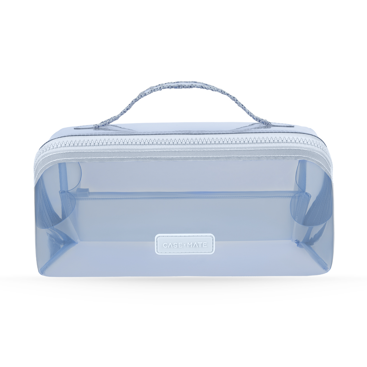 Jelly Cosmetic Bag – Carolina Blue Lay-Flat Makeup Bag
