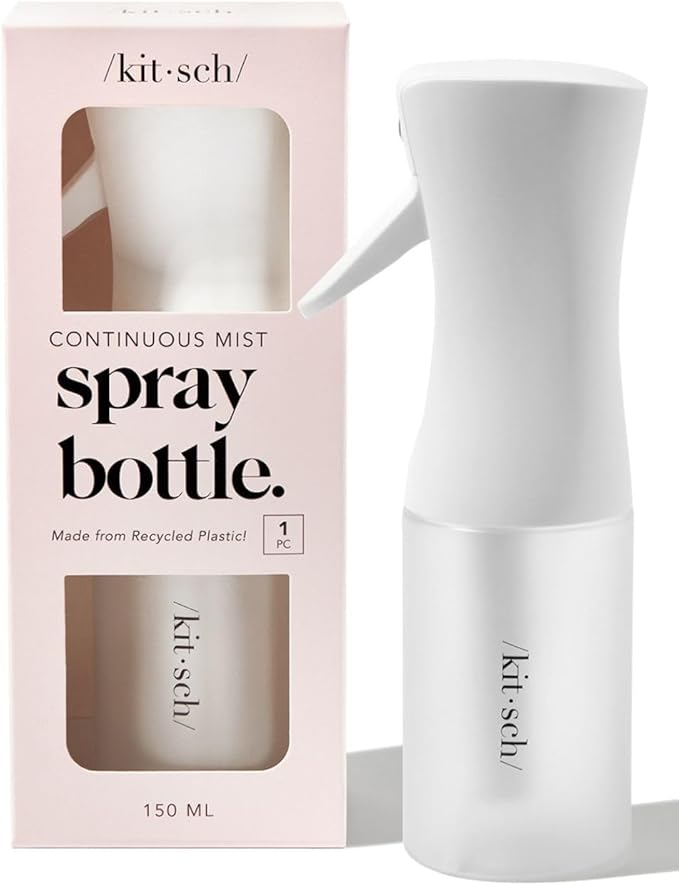 Continuous mist spray bottle