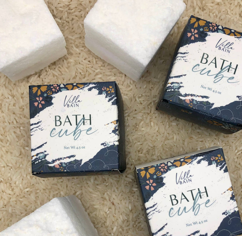 Ginger and White Tea Bath Cube