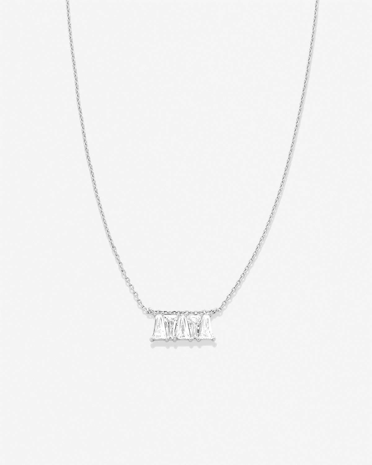Mom Baguette Dainty Necklace