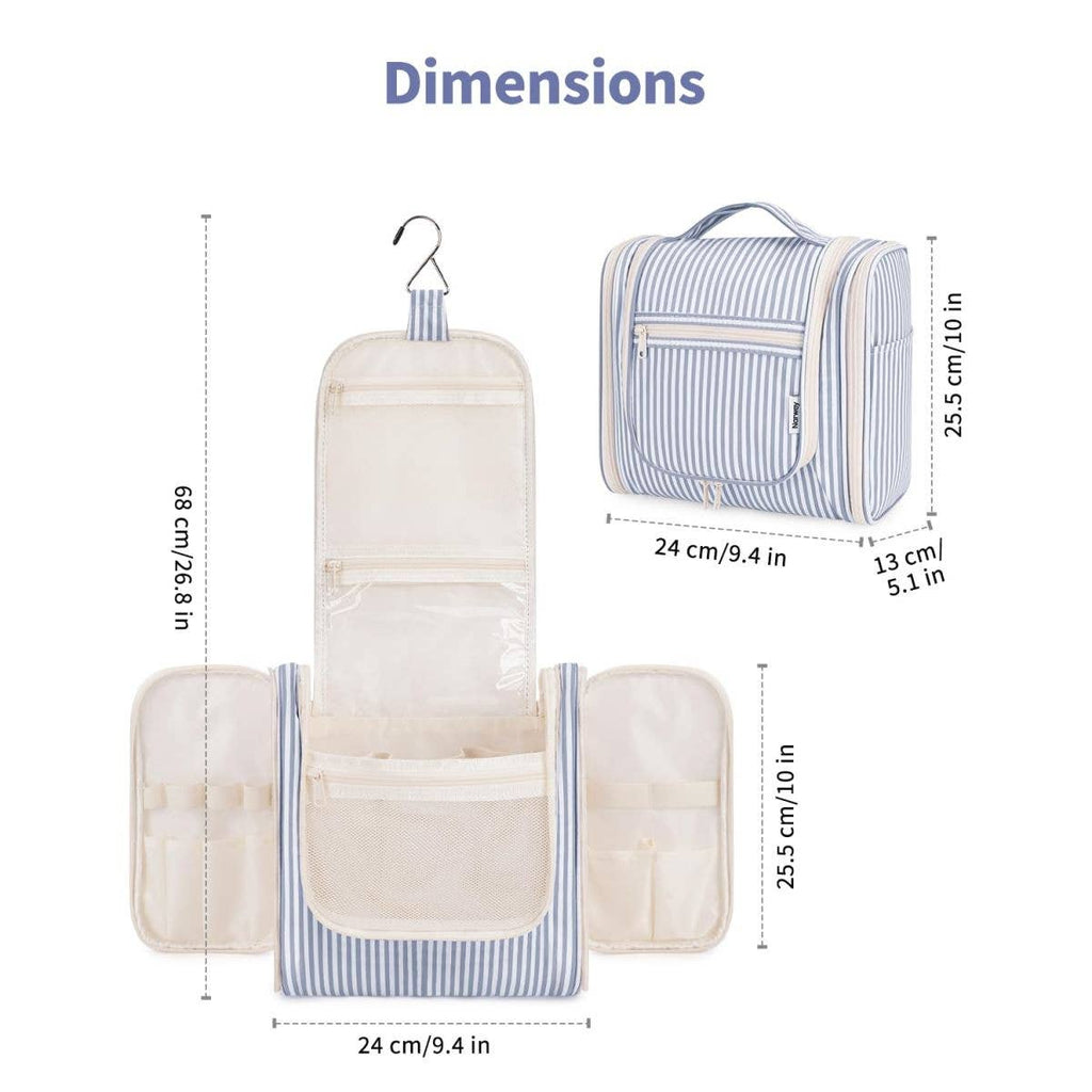 Narwey Checked Hanging Travel Toiletry Bag