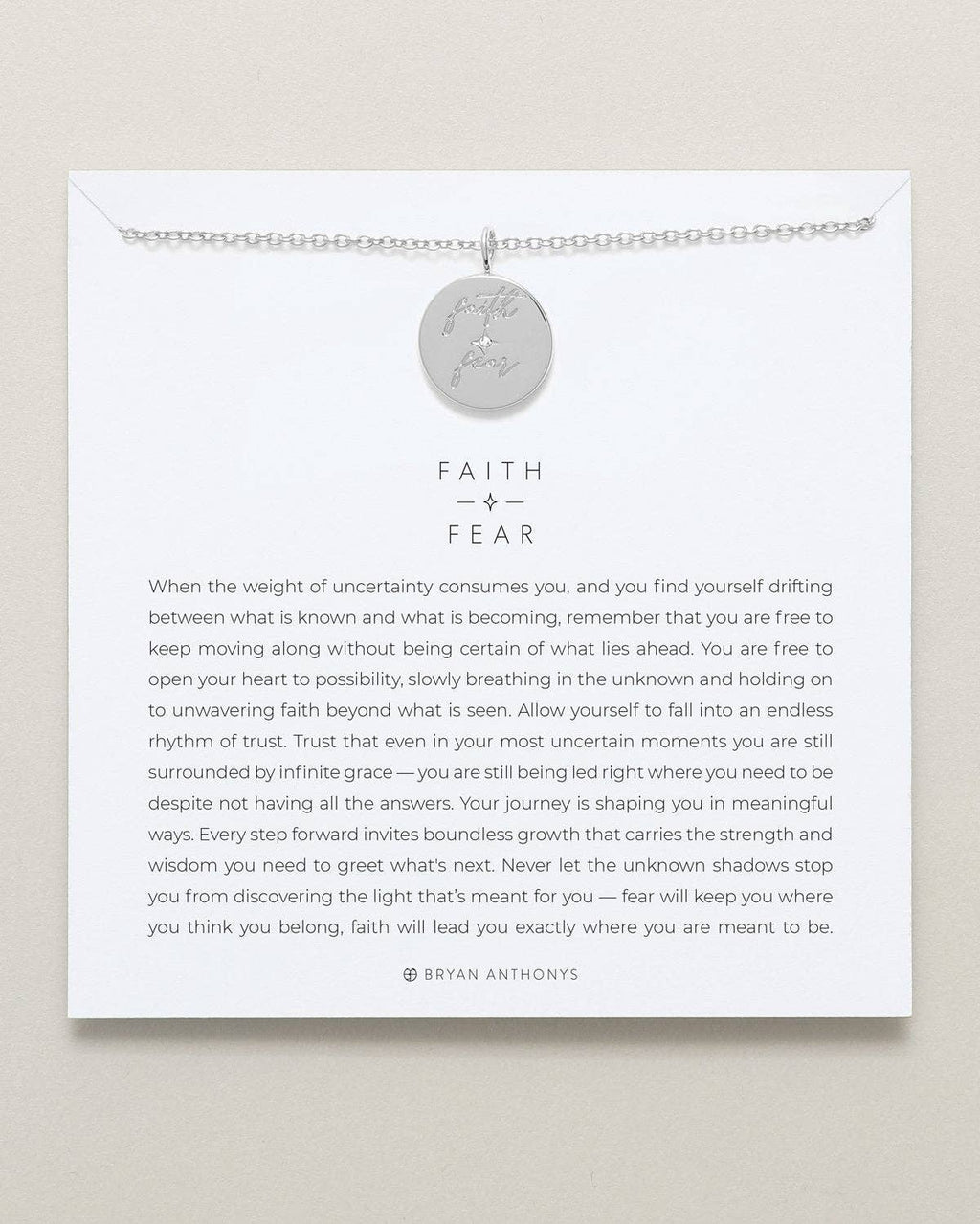 Faith Over Fear Necklace