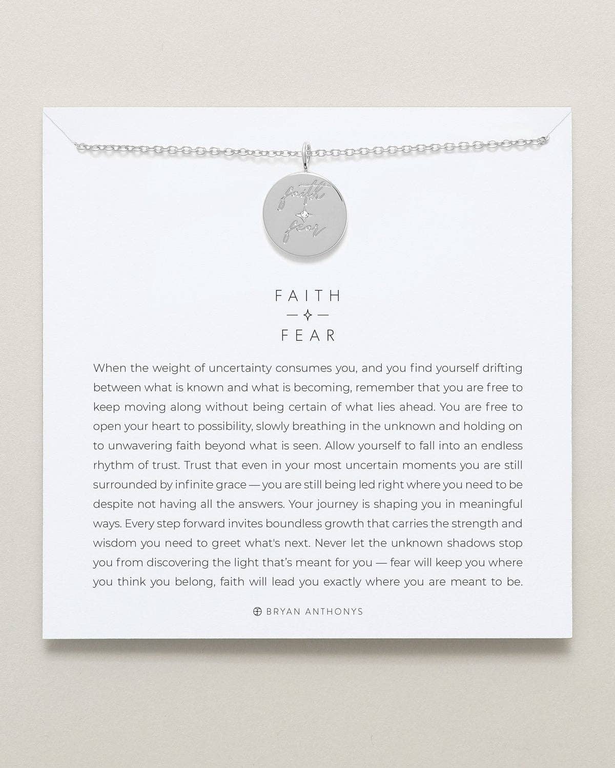 Faith Over Fear Necklace