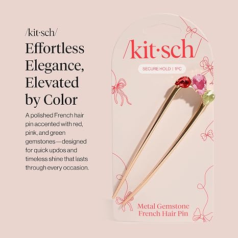 Gemstone French Pin