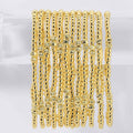 3mm Stretch Bead Bracelets with Textured Larger Bead Accents