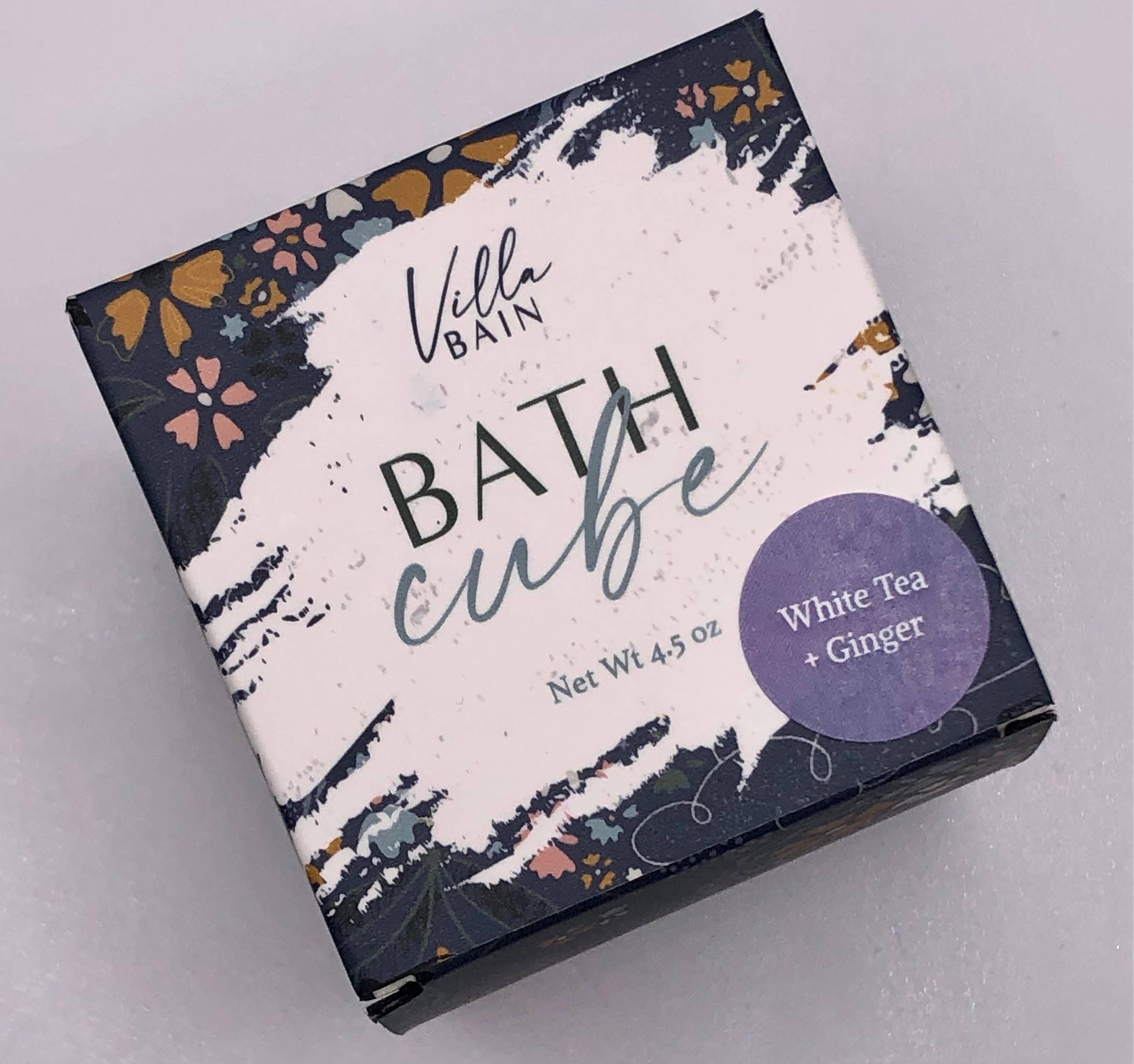Ginger and White Tea Bath Cube
