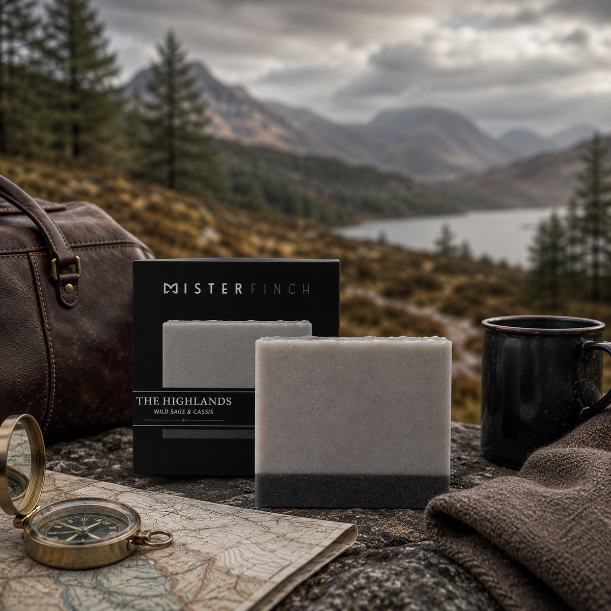 Mister Finch - The Highlands - Boxed Soap for Men