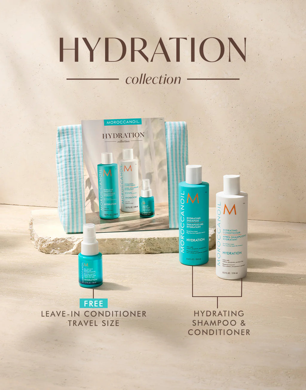 Moroccan Oil Hydration Bag Set