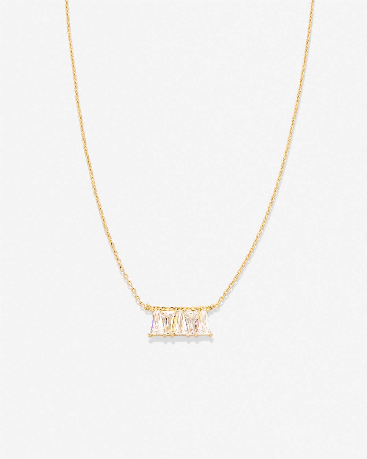 Mom Baguette Dainty Necklace