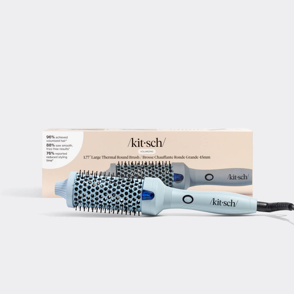 Large Thermal Round Brush - Haze Blue