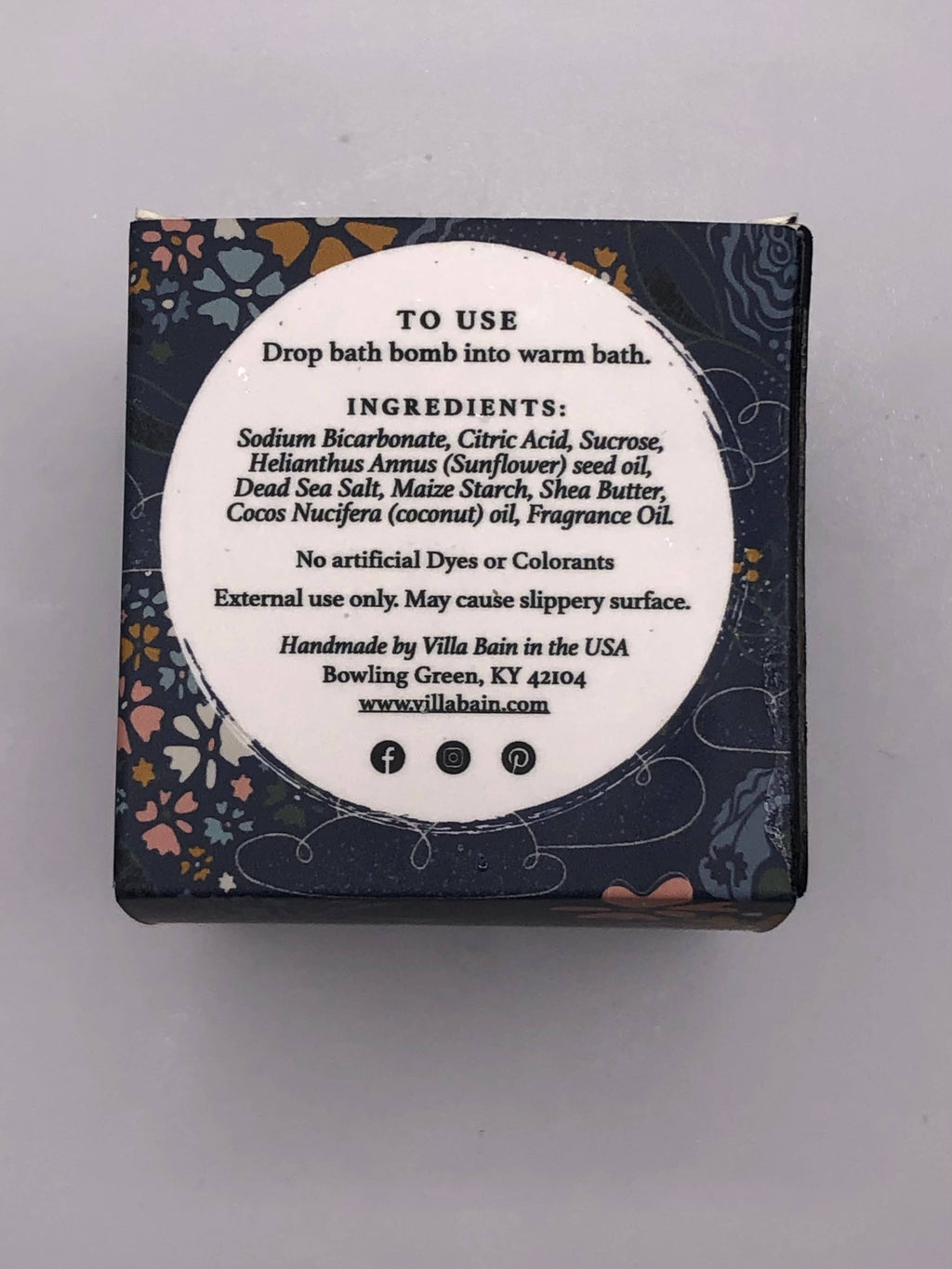 Ginger and White Tea Bath Cube