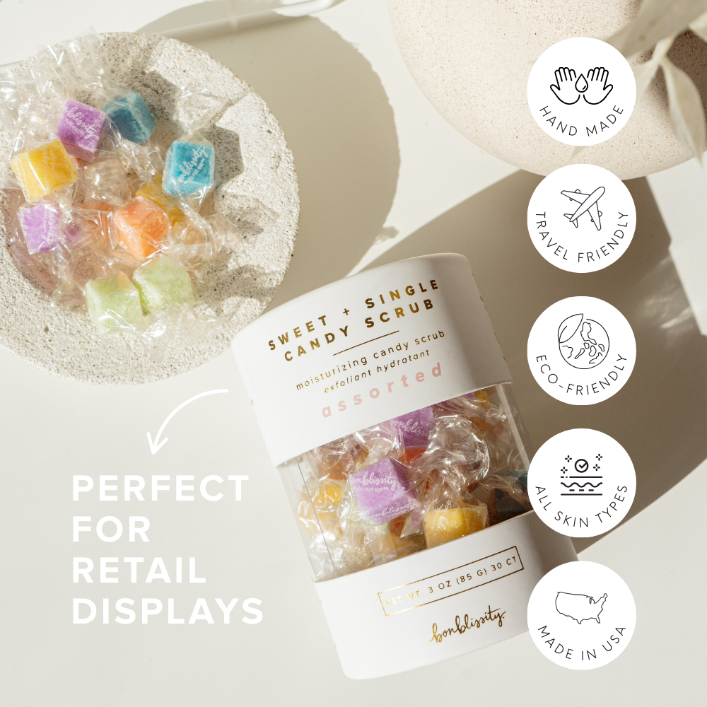 Sugar Cubes Candy Scrub – Assorted (30 pc)