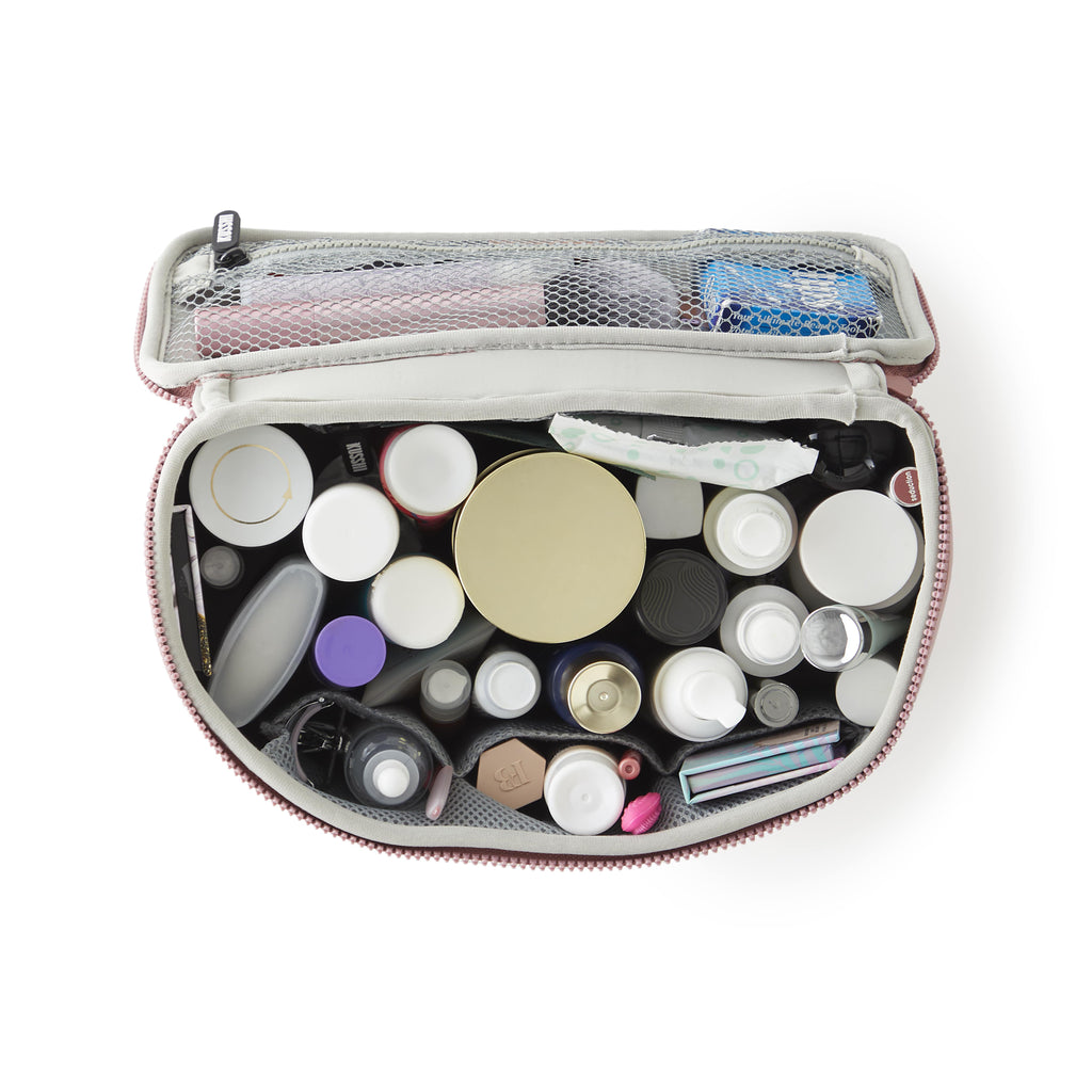 Neoprene Large Train Case - Machine Washable Makeup Bag
