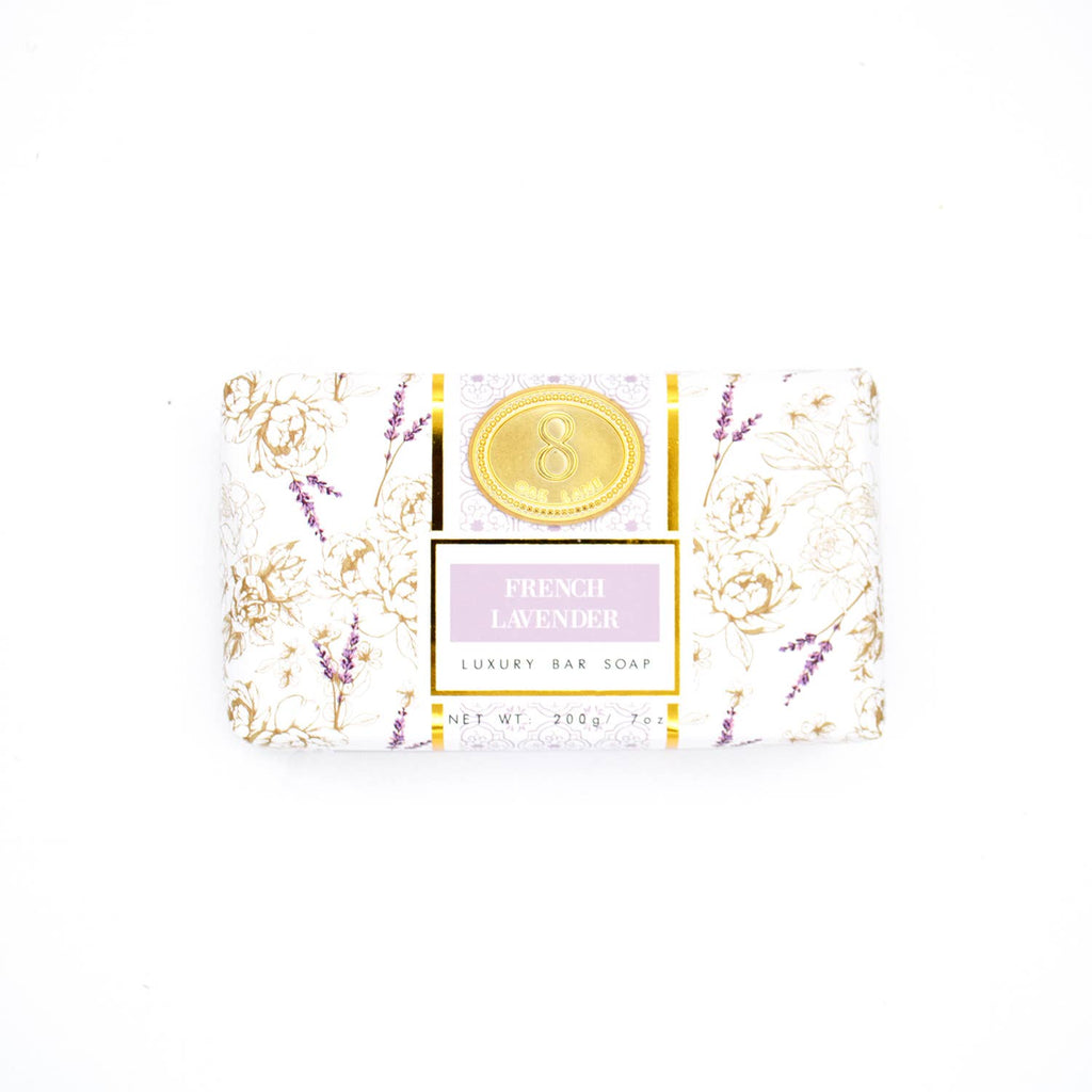 French Lavender Wrapped Bar Soap