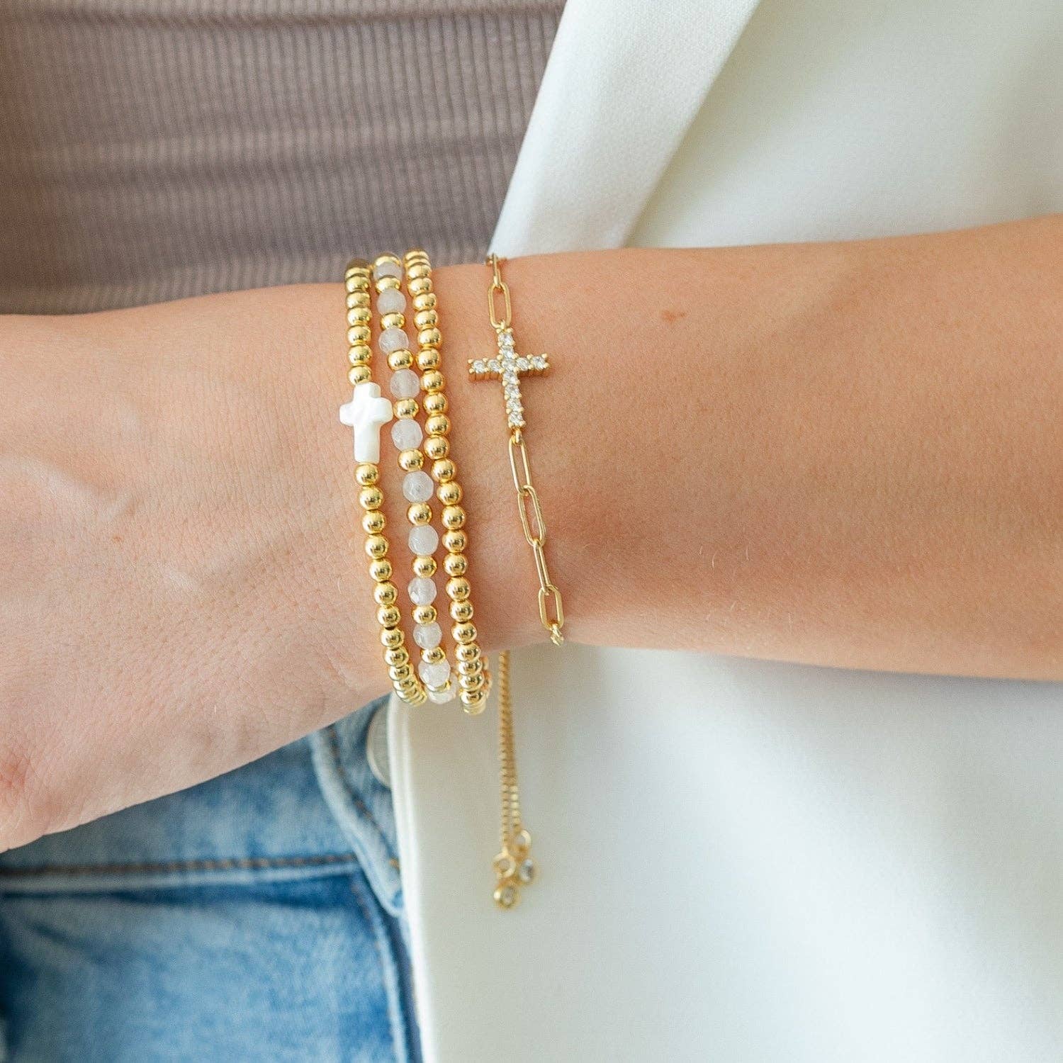 Cross Pulley Bracelet