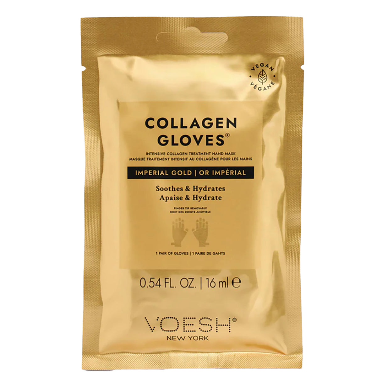 Voesh Imperial Gold Collagen Gloves
